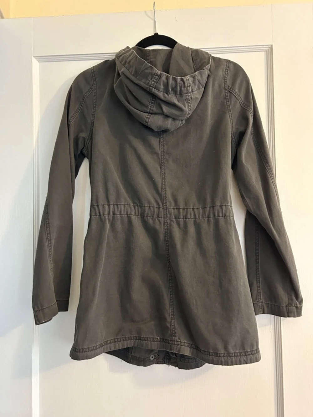 Mossimo Supply Co. Hooded Utility Jacket in Olive Green - Picture 3 of 3